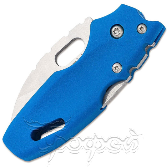 Нож складной 20MTB Mini Tuff Lite Plain, синяя рук-ть Griv-Ex, клинок 4034SS 
