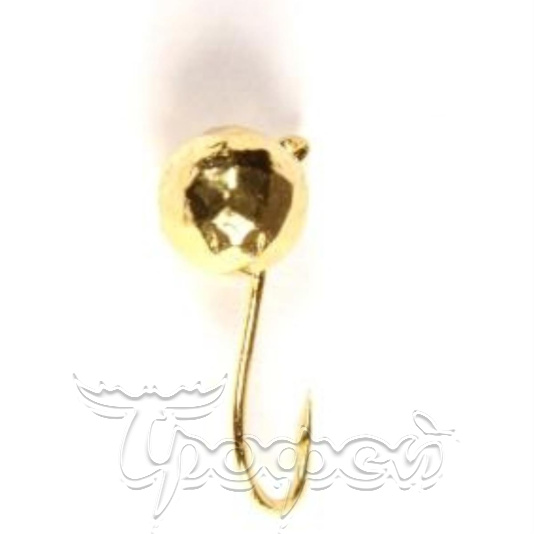 Морм. Вольф."Dixon-Rus" шар с ушком фигурный d3 золото (10шт) (1630G) 0026828 