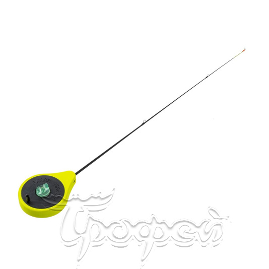 Зимняя удочка SPS-3 жёлтая хлыст без кивковый с тремя кольцами 