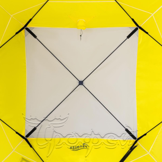 Палатка зимняя Пирамида 2,0х2,0 yellow/gray 