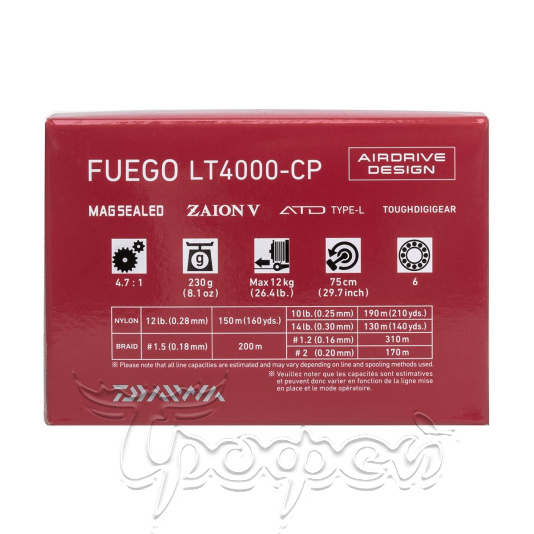 Катушка безынерционная 23 FUEGO LT4000-CP (10006-005) 