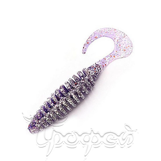 Твистер Battery Tail, цвет #19 - Silver Violet		 