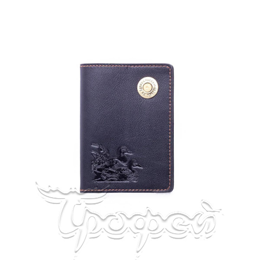 Обложка для паспорта Черный Утки 