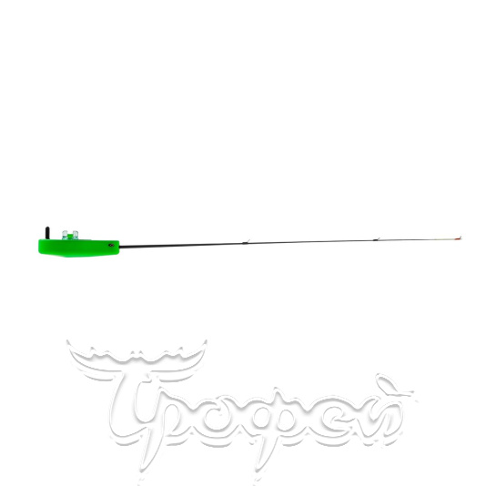 Зимняя удочка SPS-3 зелёная хлыст без кивковый с тремя кольцами 