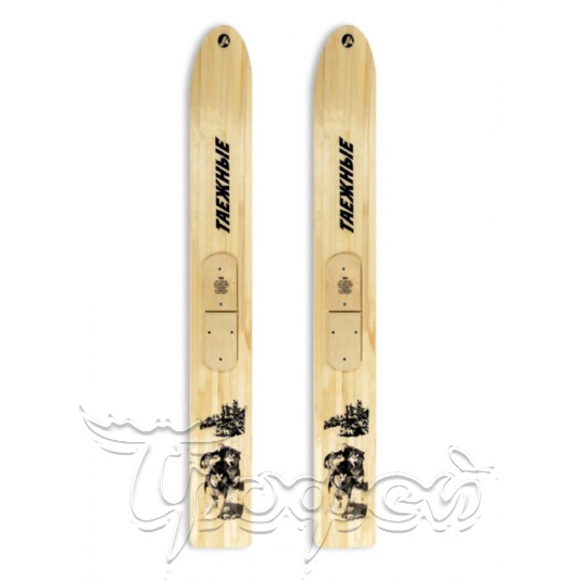 Лыжи деревянные Таежные 125 см шир. 200 мм 