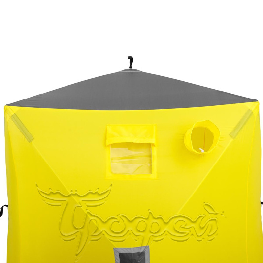 Палатка зимняя Куб 2,1х2,1 желтый/серый (TR-WSC-210YG) 