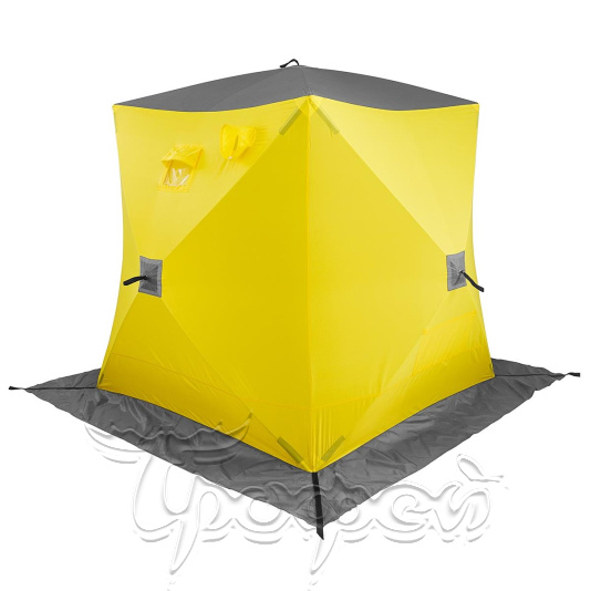 Палатка зимняя Куб 1,8х1,8 желтый/серый (TR-WSC-180YG) 