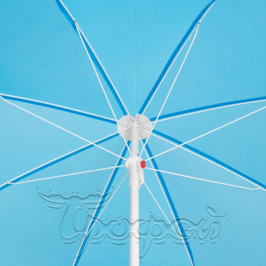 Зонт пляжный d 2,00м прямой голубой (22/25/170Т) NA-200-B  