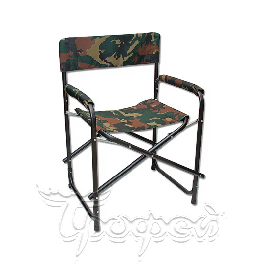 Кресло складное сталь (SK-01) Кедр 