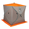 Палатка куб 1,8х1,8 (4серый/1оранжевый) для зимней рыбалки 