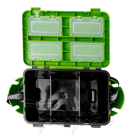 Ящик FishBox односекционный 19л зеленый 