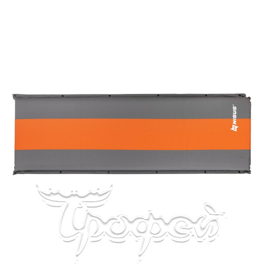 Коврик самонадув. 190x65x10 серый/оранжевый (N-010-GO) 