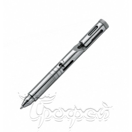 Тактическая ручка, корпус титан  BK09BO089 Tactical Pen cal.45 Titanium CID 
