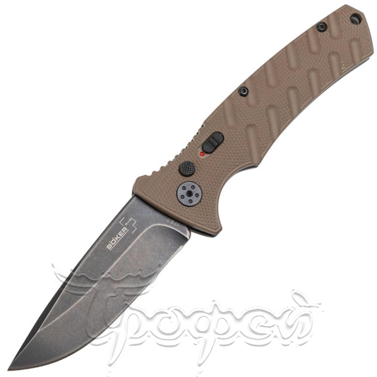 Нож складной серая рукоять G10, сталь AUS-8  BK01BO424 Strike Coyote 