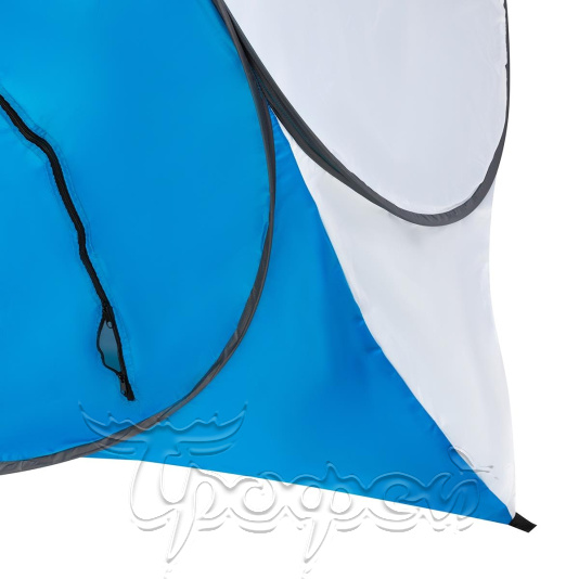 Палатка зимняя автомат 1,8*1,8 бело-голубая дно на молнии (PR-D-TNC-038-1.8) Premier Fishing 