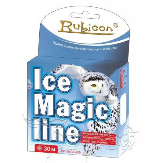 Леска зимняя RUBICON Ice Magic Line (steel gray) 30m 