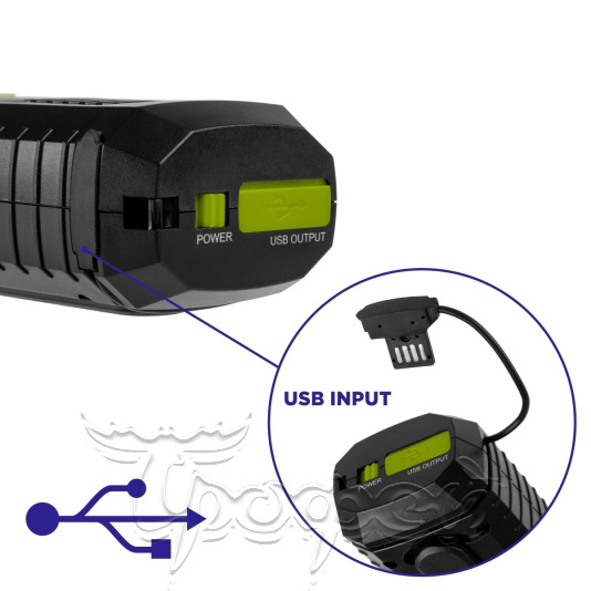 Фонарь с радио+USB (A-SB-5032В) 