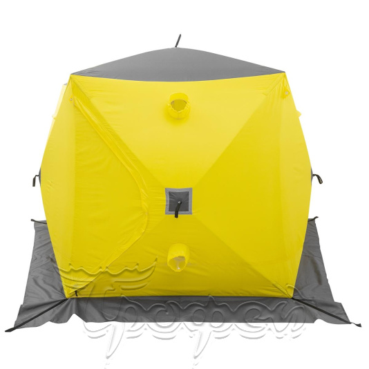 Палатка зимняя утепл. ЮРТА Premium желтый/серый (HS-WSCI-P-YG) 