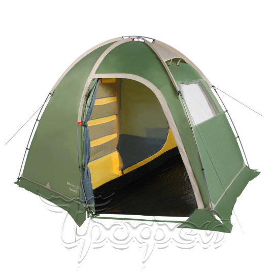 Палатка Newest 3 Зеленый/Бежевый (T0510) 