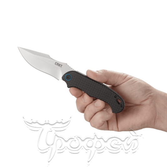 Нож складн.полуавтомат, рук-ть карбон/G10, клинок 1.4116 7920 