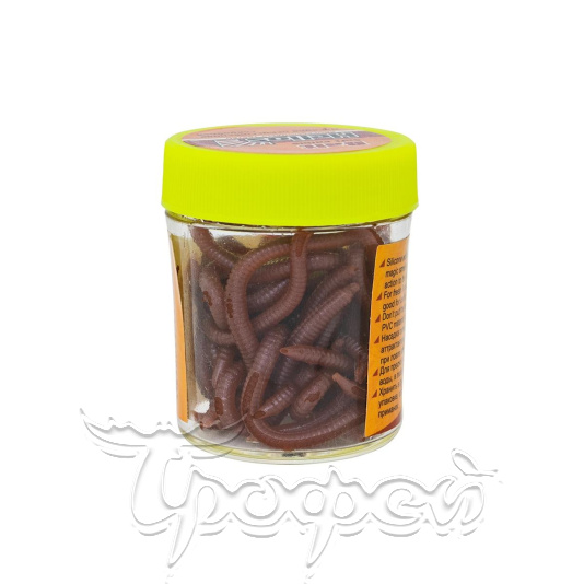 Насадка искусственная съедобная Червь Earthworm (HS-NCH-E) Helios 