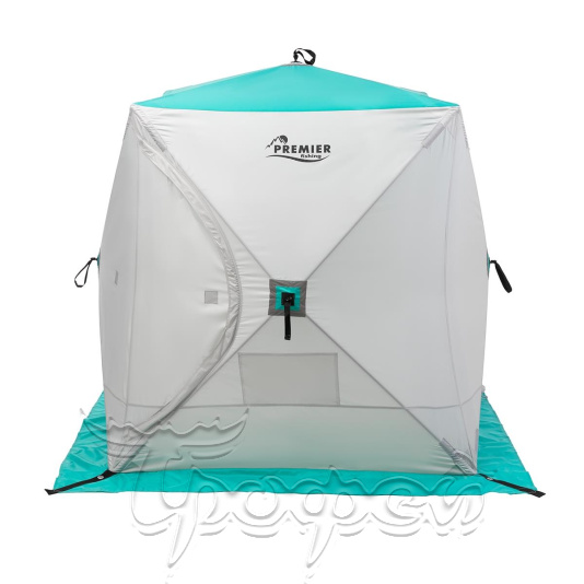 Палатка зимняя Куб 1,5х1,5 biruza/gray 