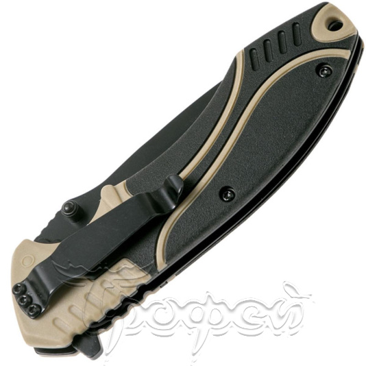 Нож складной, чёрно-песочная пластиковая рук-ть, сталь 440C, BK01RY307 Advance Desert Pro 