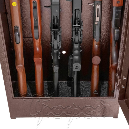 Шкаф металлический для хранения оружия "Гарант" T-SG-211 (1400х500х250) 
