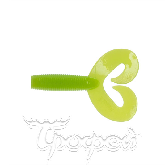 Твистер Credo Double Tail 2,95"/7,5 см Lime (HS-12-008-N) 