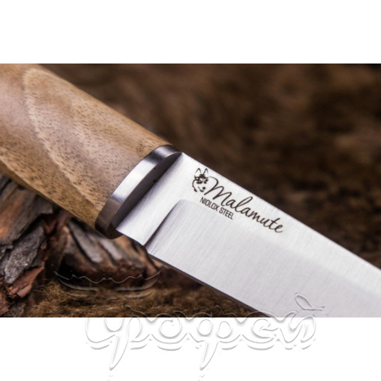 Нож Malamut Niolox SW (Stonewash, дерево) 