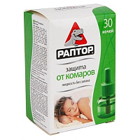Жидкость ПРОМО от комаров 30 + 10 ночей в подарок РАПТОР 