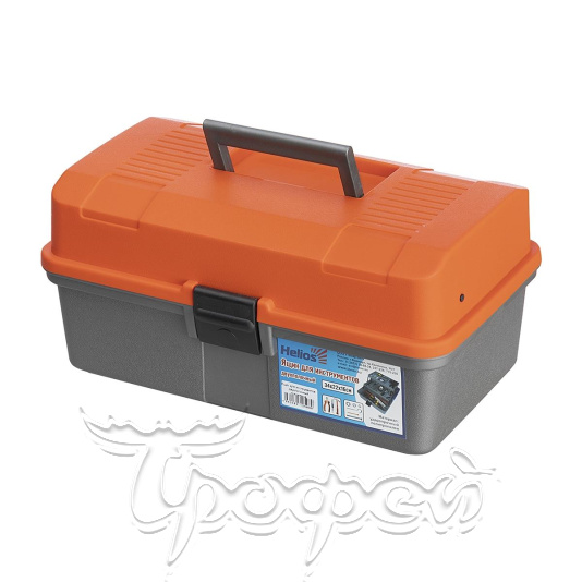 Ящик для инструментов двухполочный оранжевый 