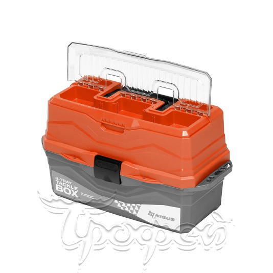 Ящик для снастей Tackle Box трехполочный оранжевый (N-TB-3-O) NISUS 