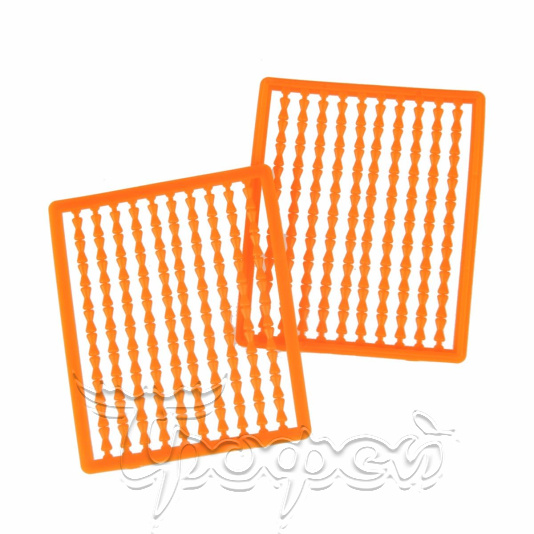 Стопор для бойлов силиконовый (2шт) оранжевый (PR-JY-PJ-10Y-O) 
