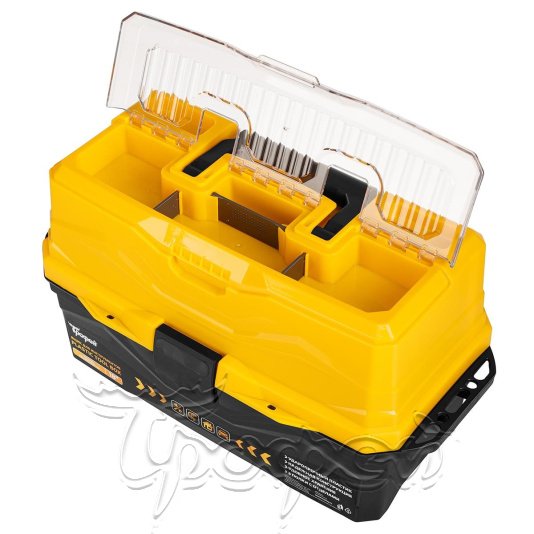 Ящик для инструментов трехполочный, черный-желтый (TR-TB-3-BY) 