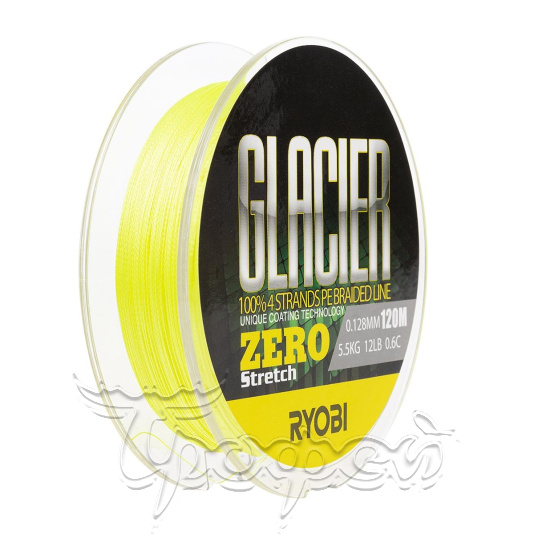 Шнур GLACLER ZERO yellow 120 м 