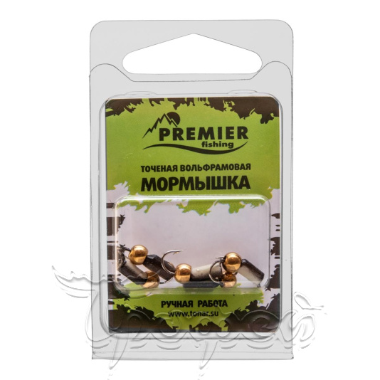 Мормышка вольфрам Столбик с фосфором + лат.шар. 