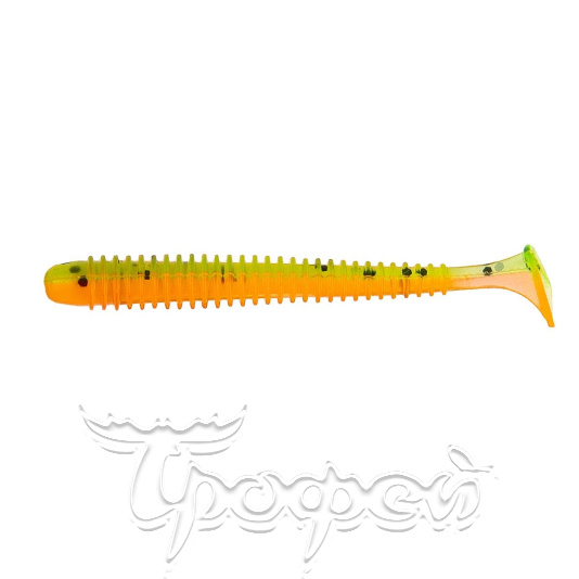 Виброхвост Liny Catcher 2,35"/6 см Pepper Green & Orange (HS-5-018-N) 