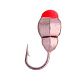 Мормышка вольфрамовая Муравей гран. с отверстием d 5.0мм медь с красн.капл (1032-5001Cu) 