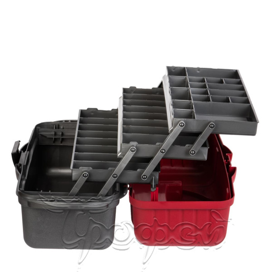 Fishing 3-tray box RED (N-FB-3-R) NISUS / Ящик рыболова трехполочный красный NISUS (0) 