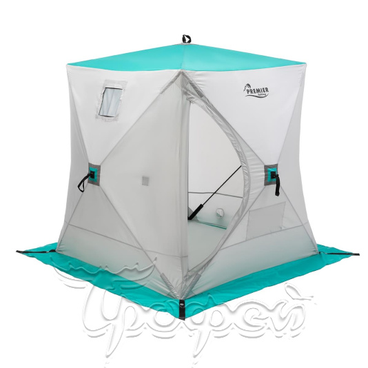 Палатка зимняя Куб 1,8х1,8 biruza/gray 