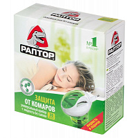 Комплект прибор+жидкость от комаров 30 ночей (Gk9560) РАПТОР 