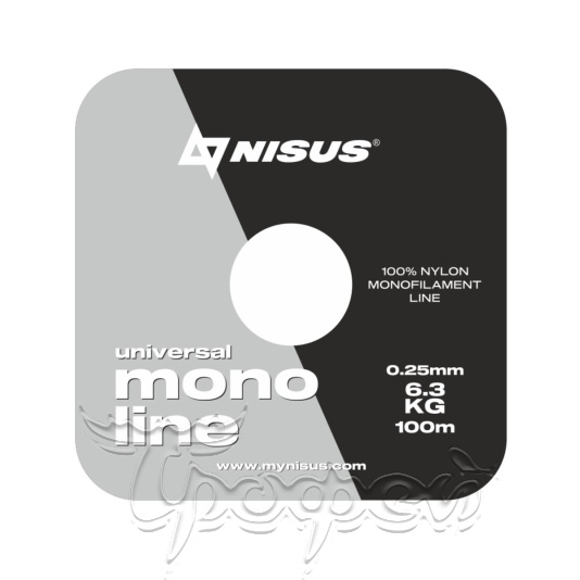 Леска MONOLINE Universal 100m Nylon Transparent 