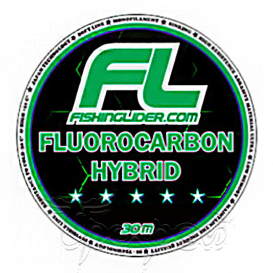 Леска с флюорокарбоновым покрытием  Fluorocarbon Hybrid 15 м 