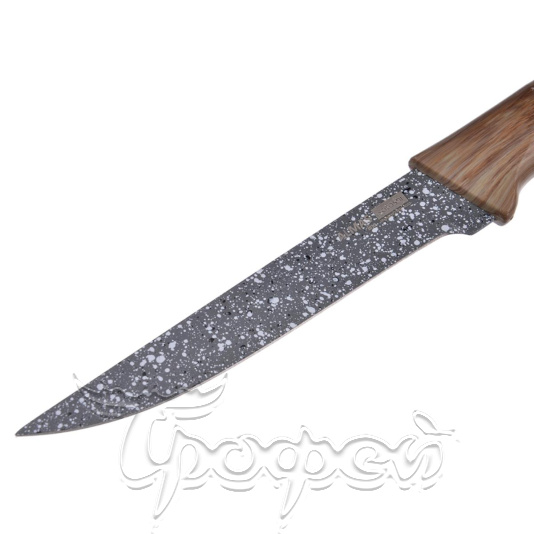 Нож кухонный Алмаз 15 см универс. нерж.сталь с антиналипающим покрытием блистер (803-079) 