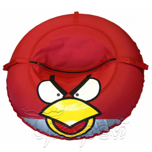 Санки-ватрушка Crazy Birds красный 