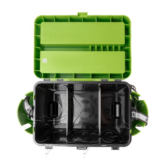 Ящик FishBox двухсекционный 19л зеленый 