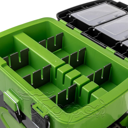 Ящик FishBox двухсекционный 10л зеленый 