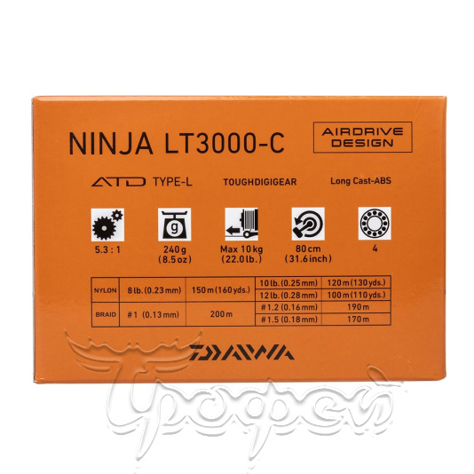 Катушка безынерционная 23 NINJA LT3000-C (10009-005) 