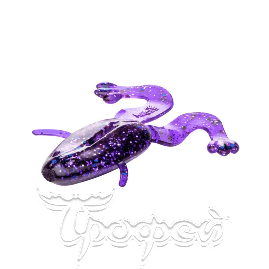 Лягушка Crazy Frog 3,55"/9,0 см Silver Sparkles & Fio (HS-23-0236-N) 
